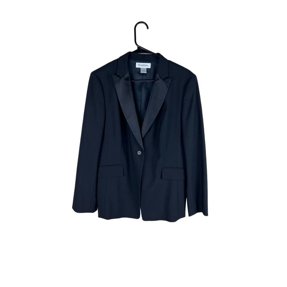 Brooks Brothers Jackets & Blazers - Brooks Brothers Black Wool One Button Blazer Women’s 14P